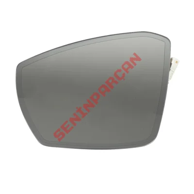 5E0857521 - DİKİZ AYNA CAMI SOL ELEKTIRIKLI ISITMALI