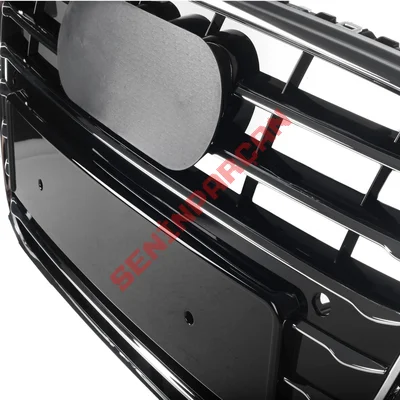 8K0853651E - PANJUR BÜYÜK PLAKALIK AUDI A4 PARLAK SİYAH 2012-15