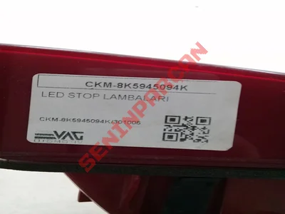 8K5945094K - STOP LAMBASI - Used Original