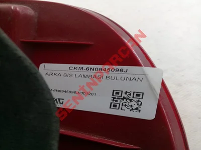 6N0945096J - ARKA SİS LAMBASI BULUNAN