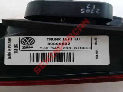 5K0945093G - STOP LAMBASI - Used Original