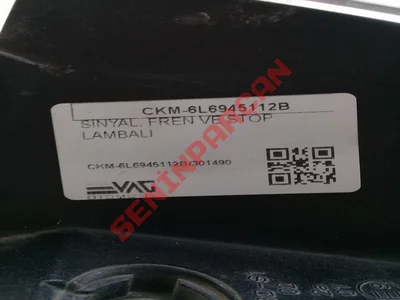 6L6945112B - STOP LAMBASI