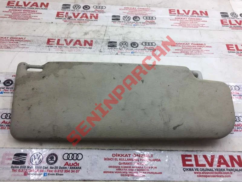 1K0857551 - AYDINLATMALI AYNA VE KORUYUCU.