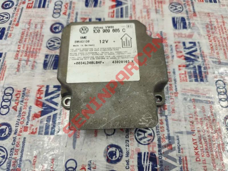 1C0909605C - HAVA YASTIĞI KONTROL ÜNİTESİ