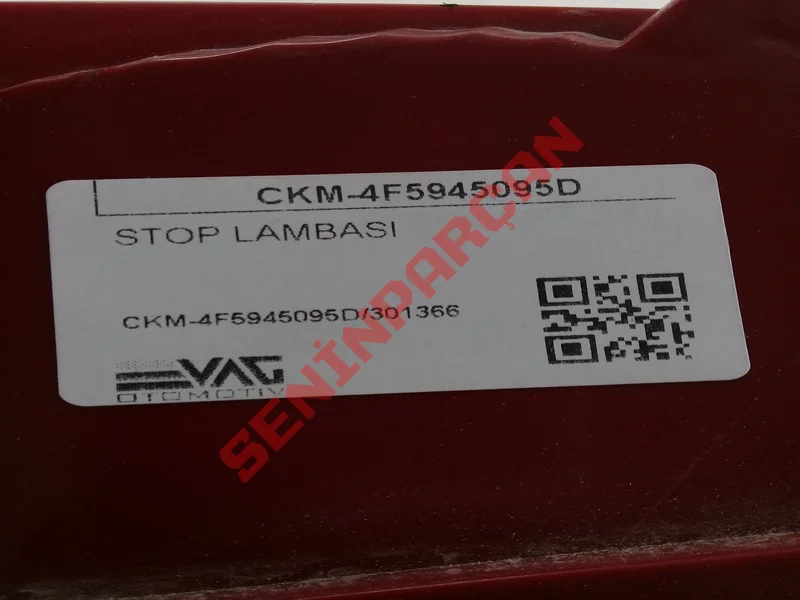 4F5945095D - STOP LAMBASI