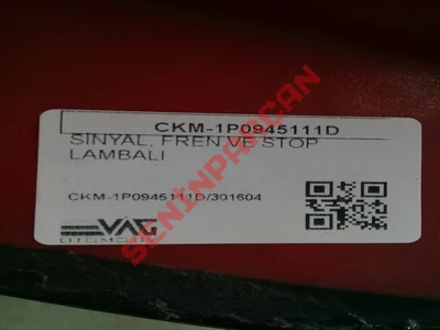 1P0945111D - STOP LAMBASI