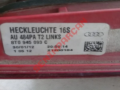 8T0945093C - STOP LAMBASI SAG