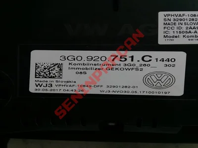 3G0920751C - GOSTERGE - İkinci El Orjinal