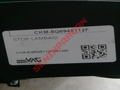 6Q6945112F - STOP LAMBASI - İkinci El Orjinal
