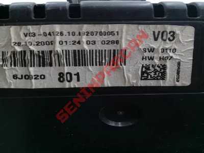 6J0920801X - GOSTERGE - İkinci El Orjinal