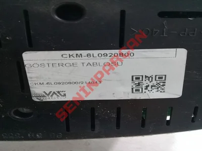6L0920800 - GÖSTERGE TABLOSU - İkinci El Orjinal