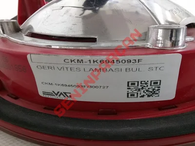 1K6945093F - GERİ VİTES LAMBASI BUL. STOP - İkinci El Orjinal