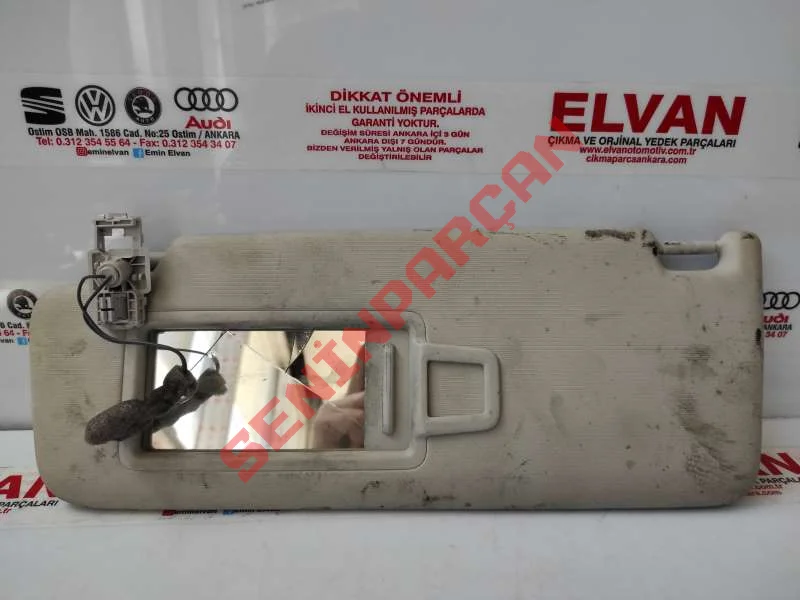 5F0857551AJ - AYDINLATMALI AYNA VE KORUYUCU.