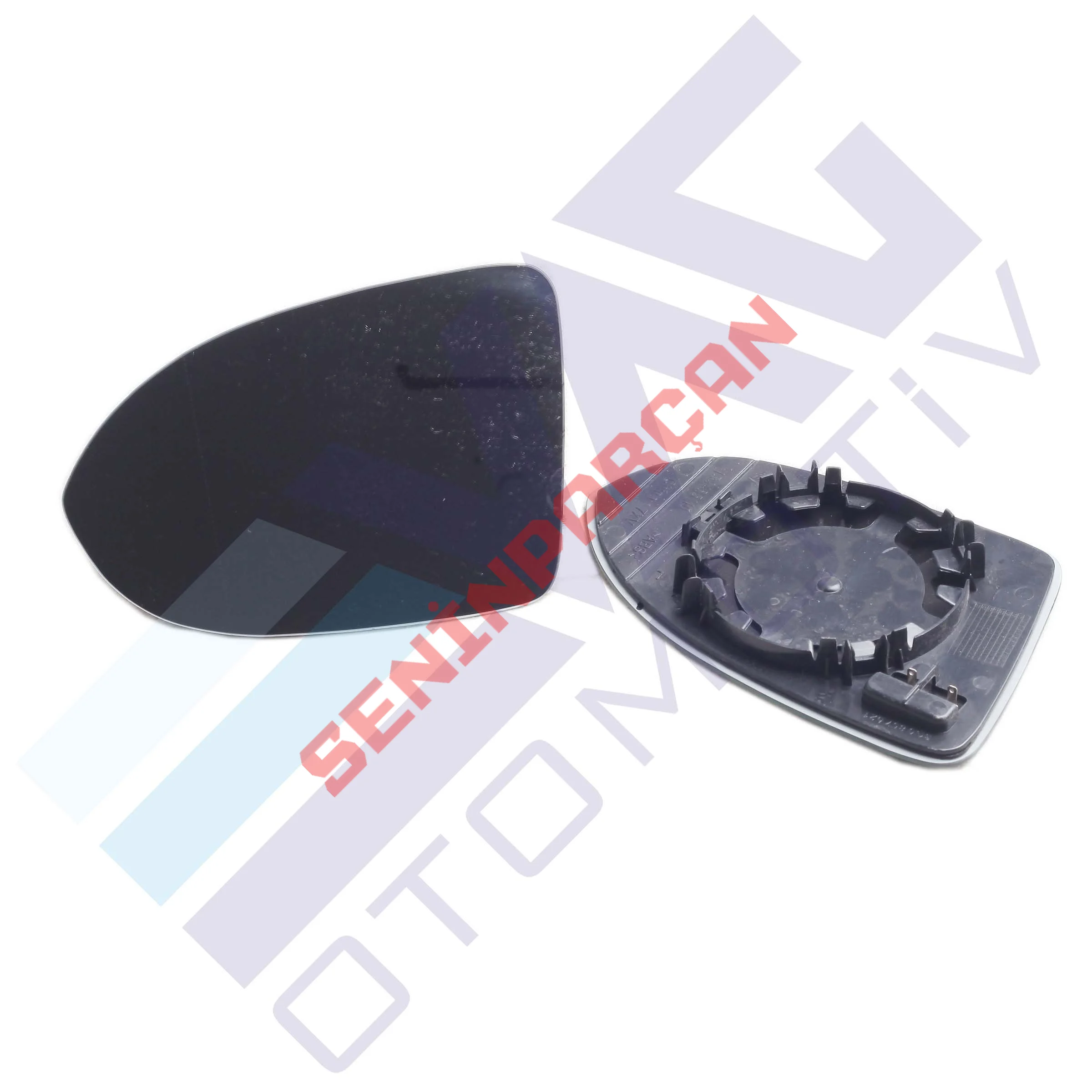 3G0857521 - DİKİZ AYNA CAMI SOL ELEKTRIKLI ISITMALI ASFERI