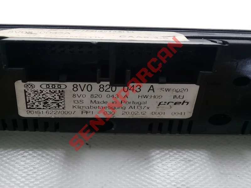 8V0820043A - KULLANIM VE GÖSTERGE ÜNİTESİ